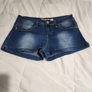 Women's Blue Denim Shorts